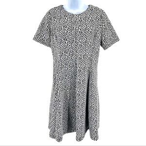 Anthropologie Hutch Skater Fit and Flare Print size 3X